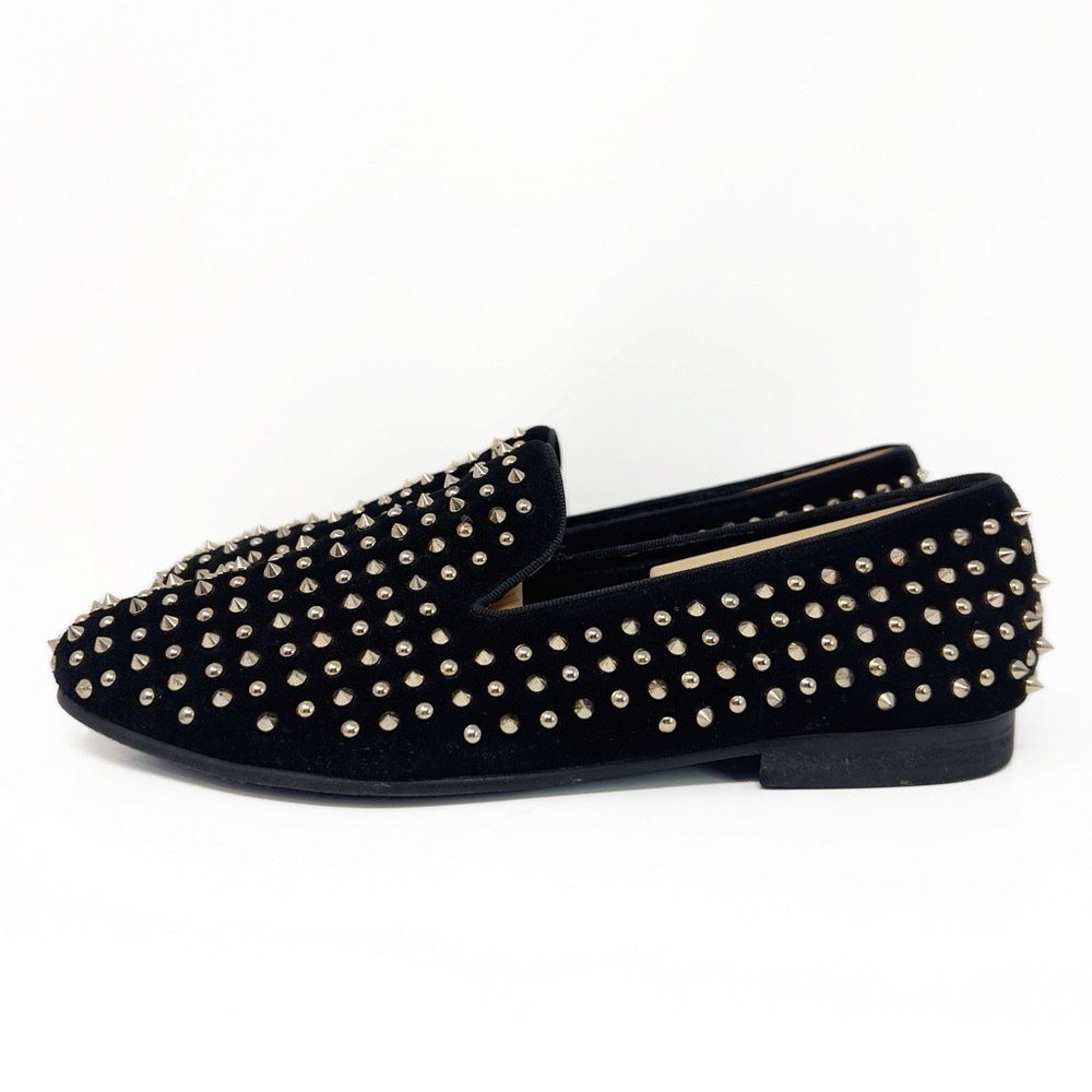 SOLD! Steve Madden Dreemz Spiked Studded Slip on Slipper Loafers - Picture 3 of 11